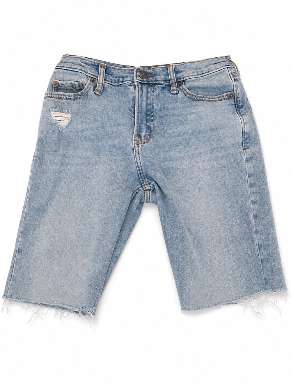 abercrombie kids Light Blue Denim Cutoff Jeans